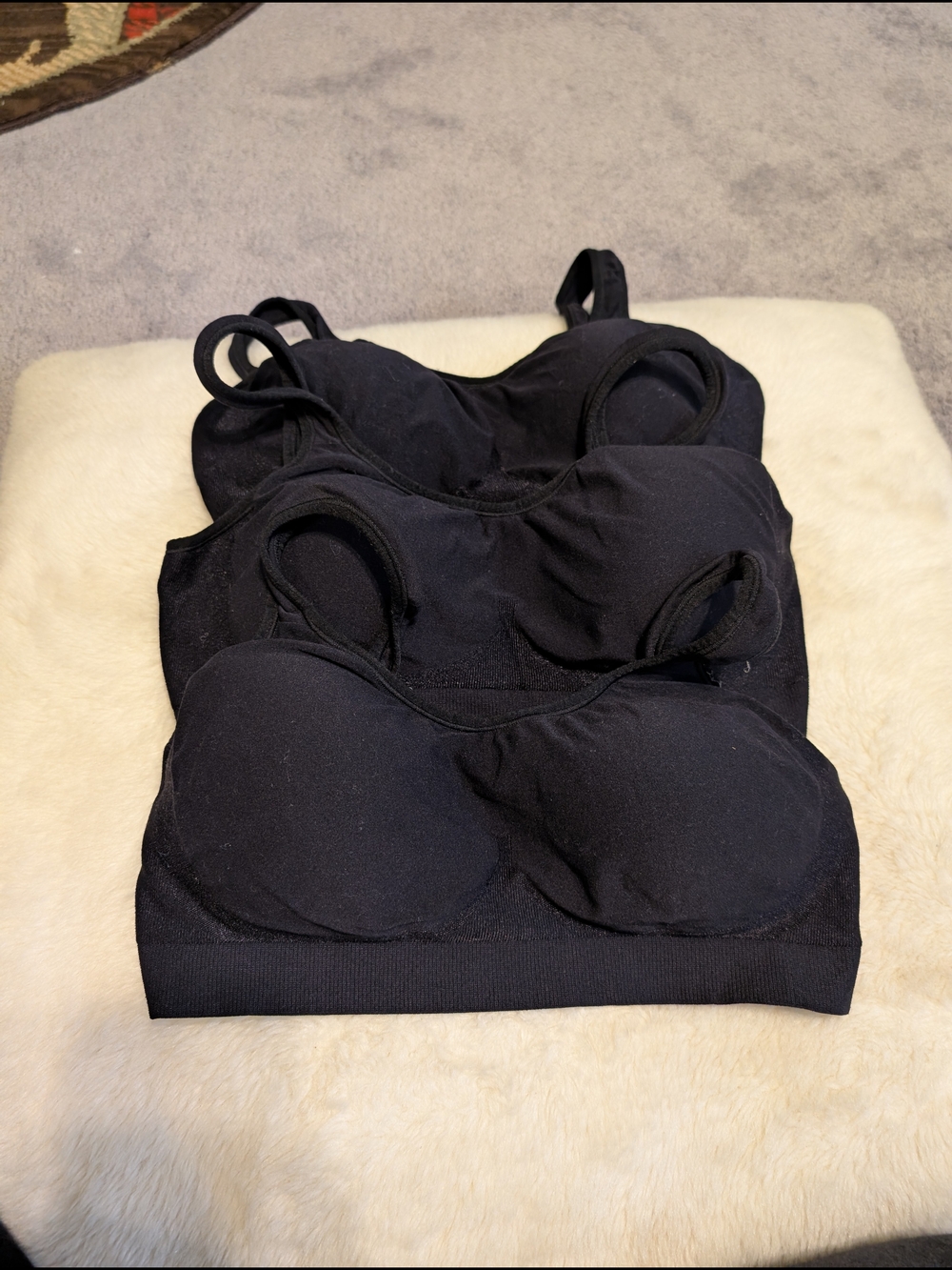 Shapermint Truekind Black Bras Bundle Of 3